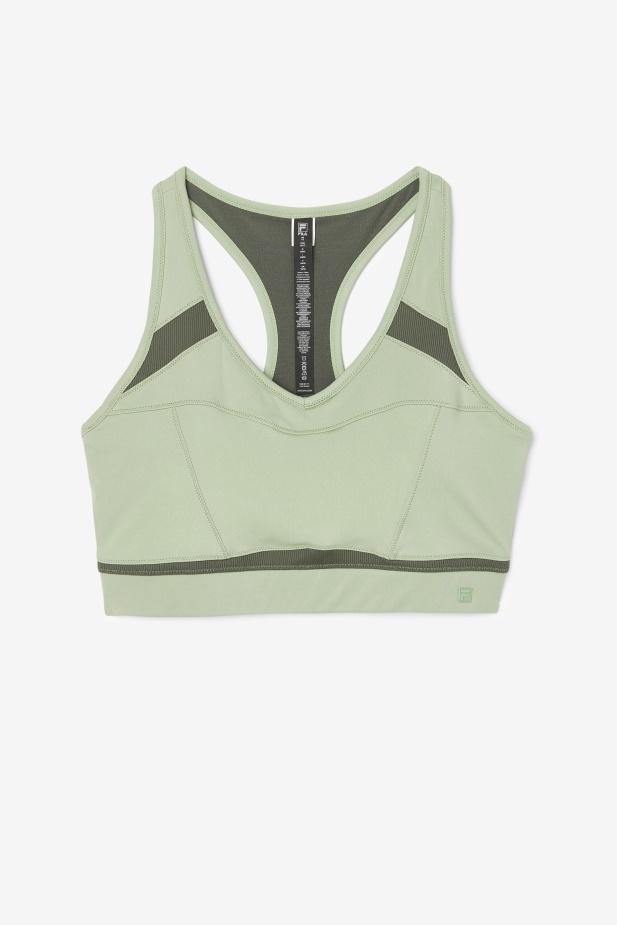 Uplift Racerback Sportovní Podprsenka Bazalka/tymián Fila