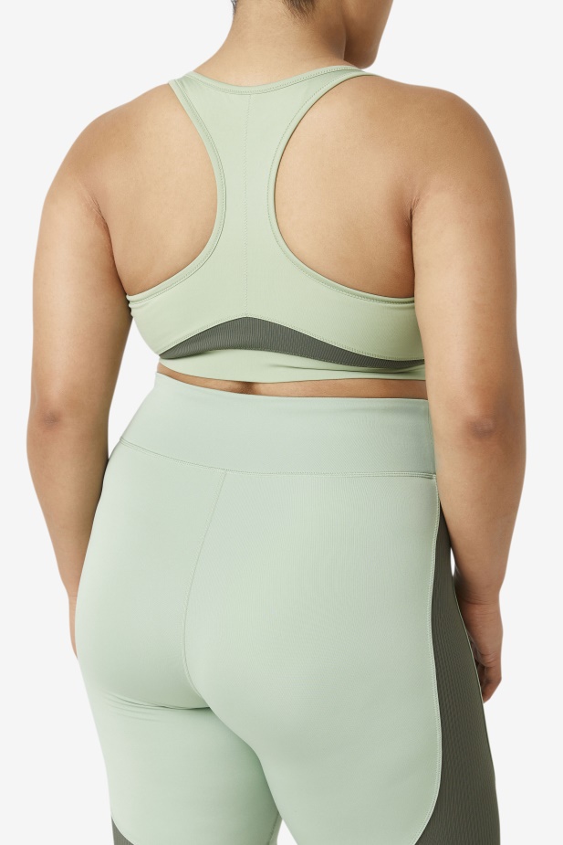 Uplift Racerback Sportovní Podprsenka Bazalka/tymián Fila