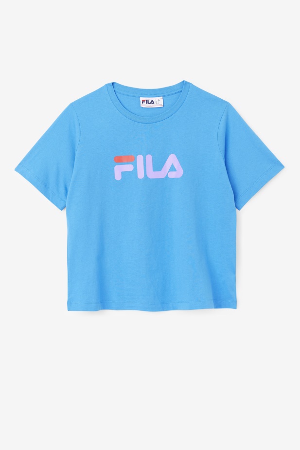 Francouzské Modré Tričko Fila Thea