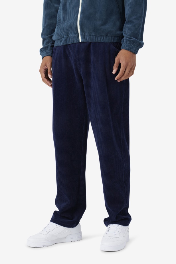 Pryor Velurové Kalhoty Navy Fila