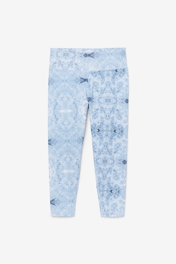 Fila Blue Fog Print Forza Elegantní 7/8 Legíny