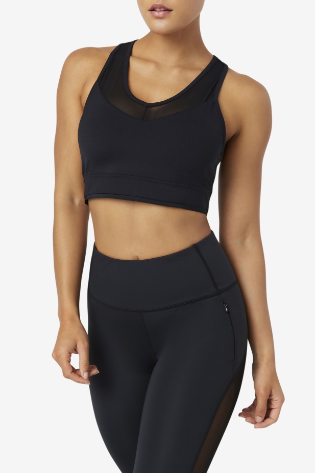 Podprsenka Fila Uplift Racerback Top černý