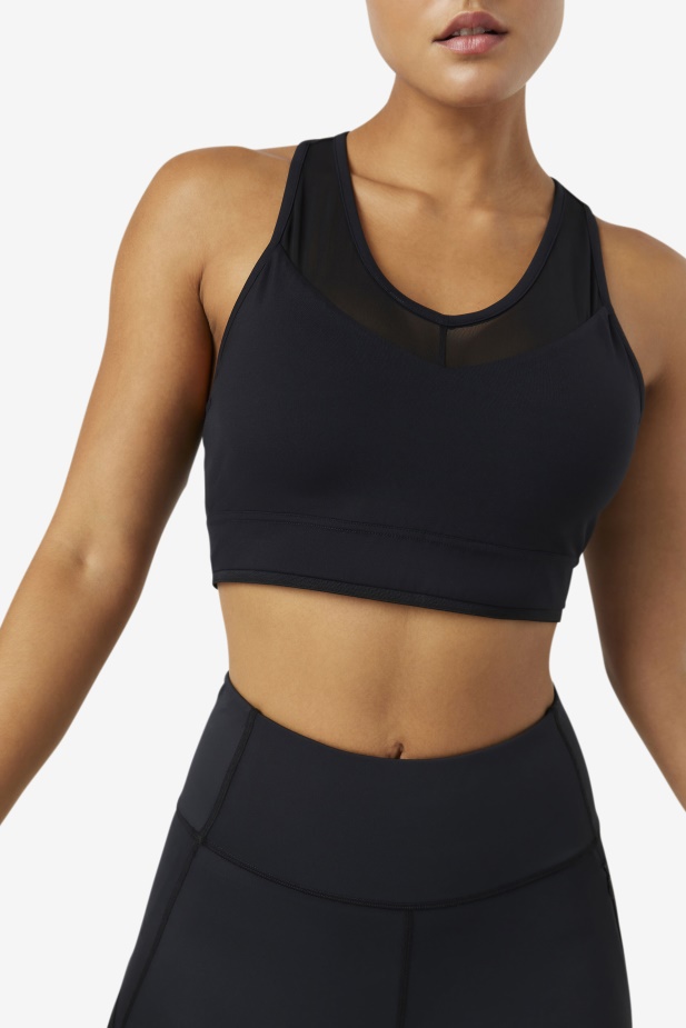 Podprsenka Fila Uplift Racerback Top černý