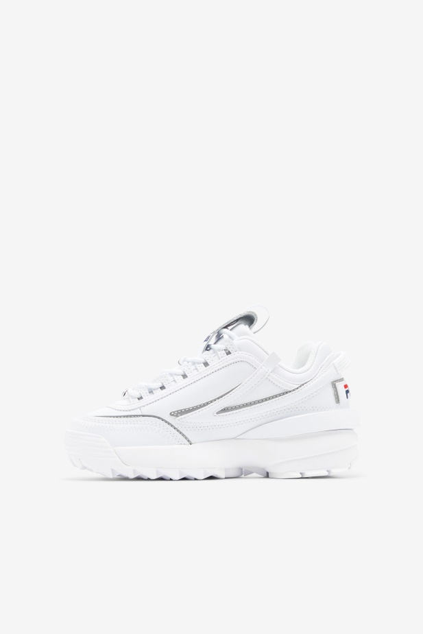 Fila Little Kids\' Disruptor 2 Zk. Bílá/námořnická/červená