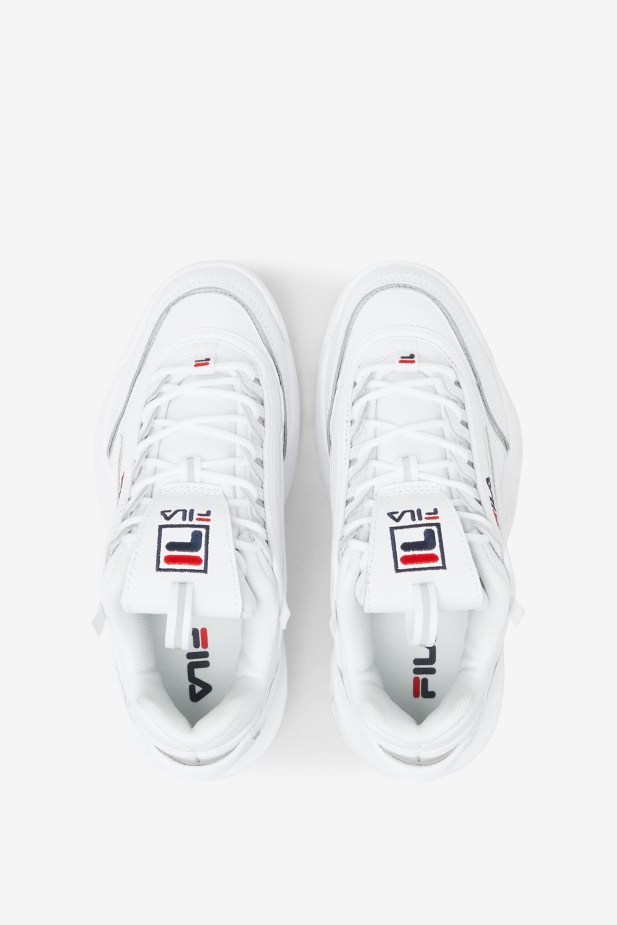 Fila Little Kids\' Disruptor 2 Zk. Bílá/námořnická/červená
