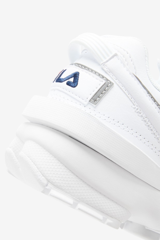 Fila Little Kids\' Disruptor 2 Zk. Bílá/námořnická/červená
