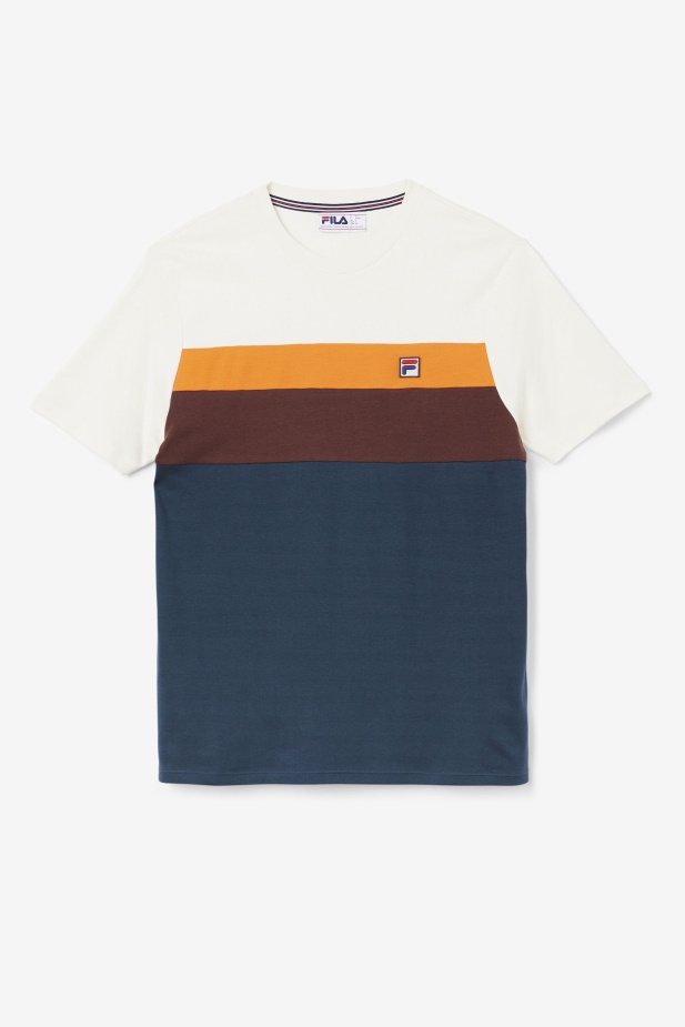 Fila Leary Crew Teal/hnědý Kámen/pomeranč