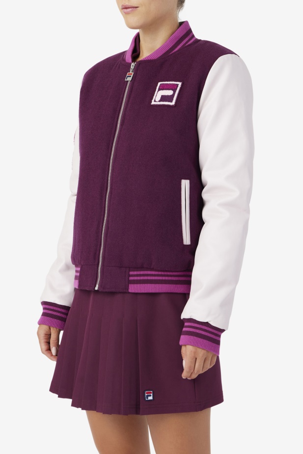 Fila Hroznové Víno/potpourri/rouge Dixon Univerzitní Bunda