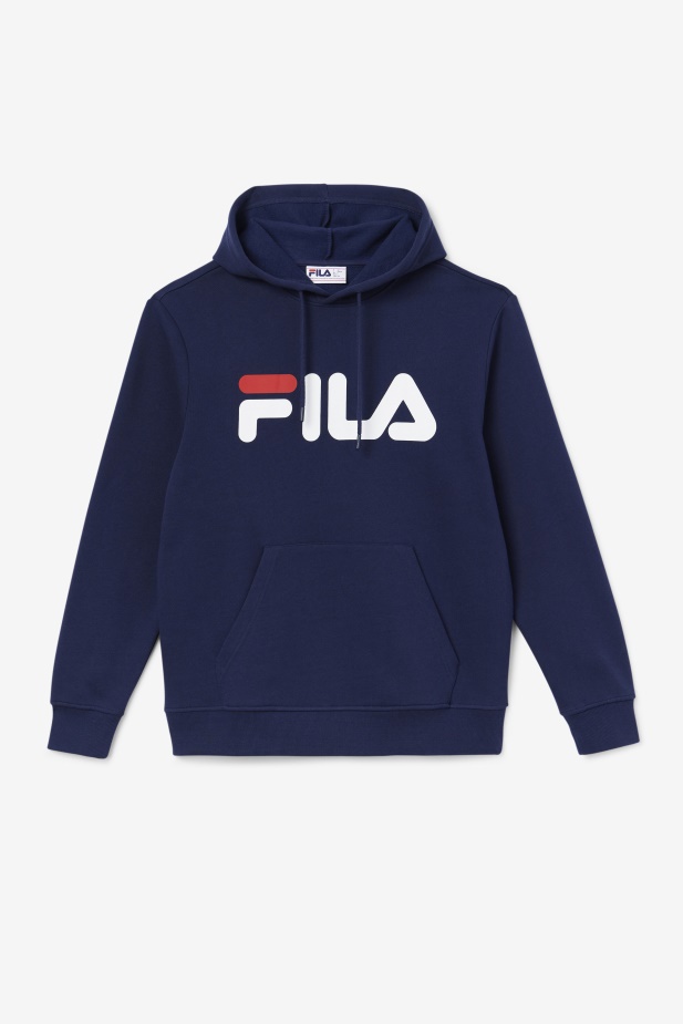 Samari Mikina S Kapucí Námořnická/bílá/červená Fila