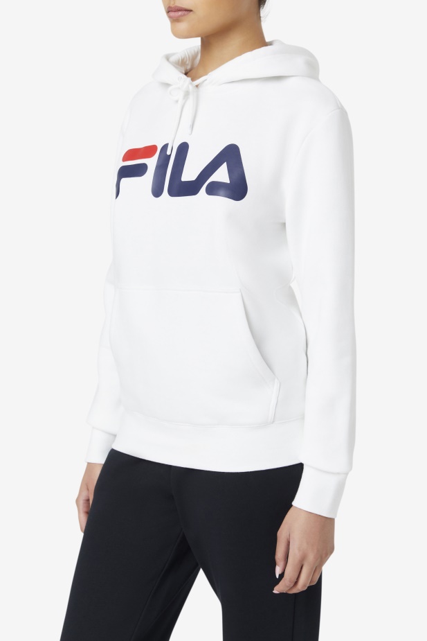Bílá/peacoat Lucy Mikina S Kapucí Fila