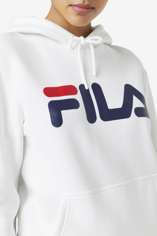 Bílá/peacoat Lucy Mikina S Kapucí Fila
