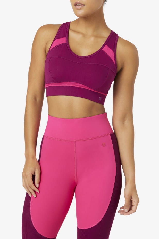 Sportovní Podprsenka Mprpl/ppck Fila Uplift Racerback