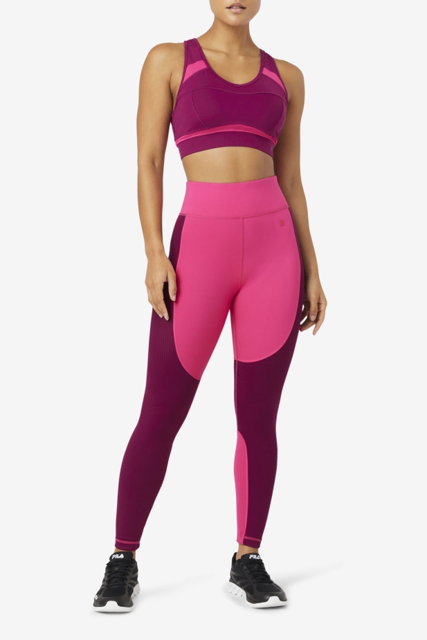 Sportovní Podprsenka Mprpl/ppck Fila Uplift Racerback