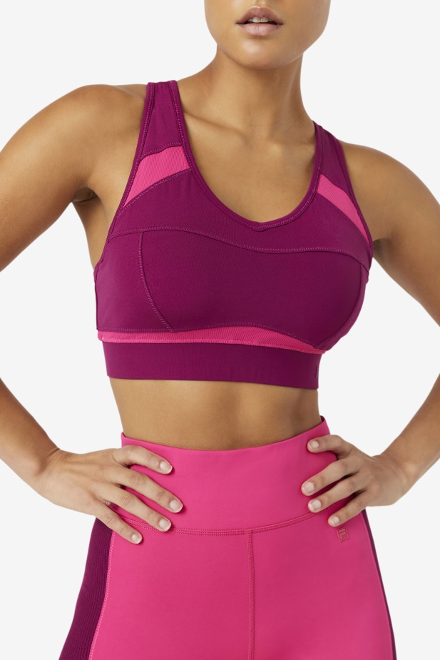 Sportovní Podprsenka Mprpl/ppck Fila Uplift Racerback