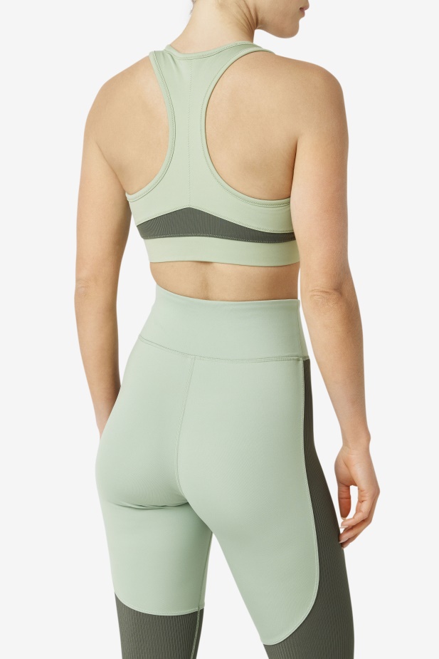 Sportovní Podprsenka Fila Uplift Racerback Bazalka/tymián