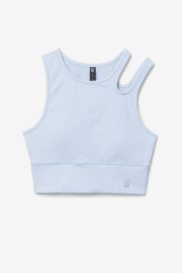 Modrá Mlha Pozvednutí Plátek Crop Bra Top Fila