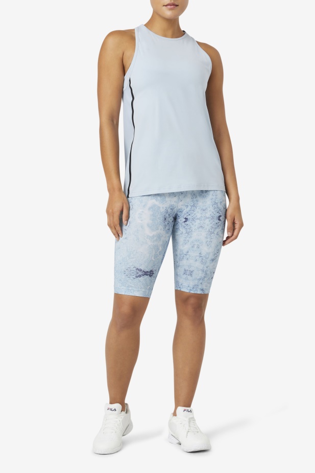 Fi-lux Volné Tílko Blue Fog/black Fila