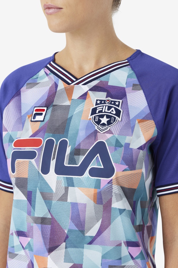 Geoprint/modrý Fallone Jersey Fila