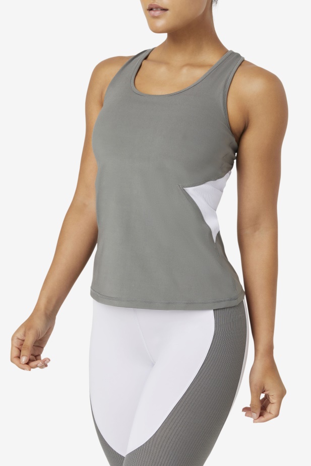 Fila Uplift Open Racerback Tílko Chrlič/levandule Modrá