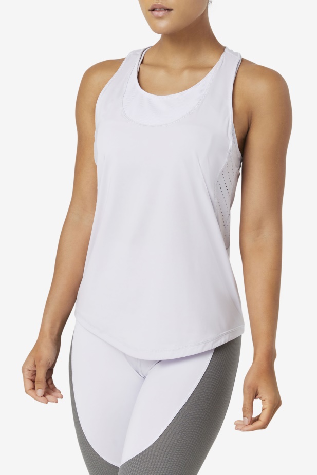 Fila Uplift Texturované Racerback Tílko Lavendrblue