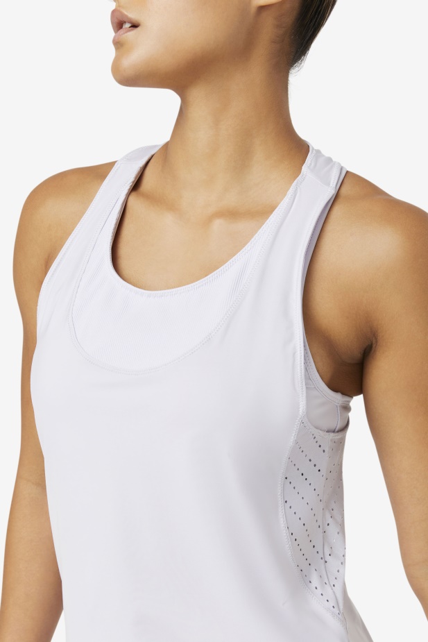 Fila Uplift Texturované Racerback Tílko Lavendrblue