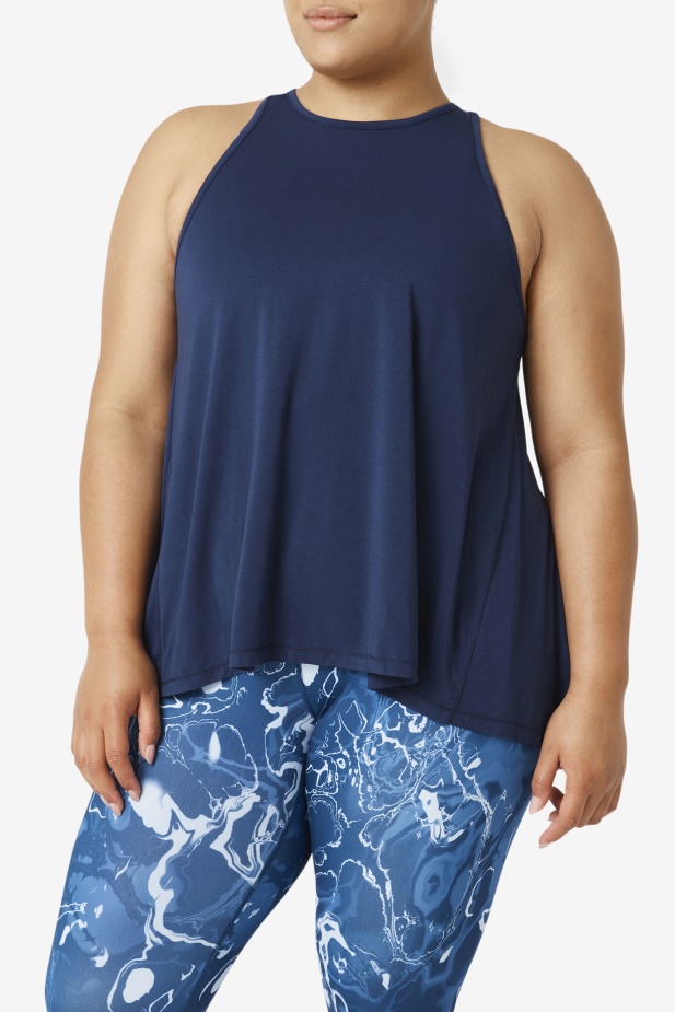 Fila Fi-lux Otevřené Zadní Tílko Navy
