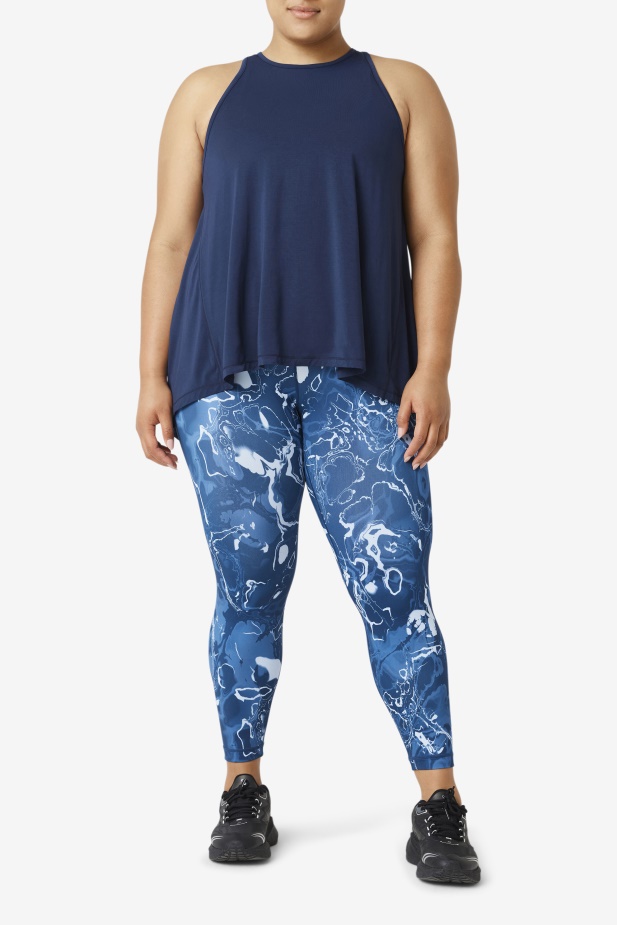 Fila Fi-lux Otevřené Zadní Tílko Navy