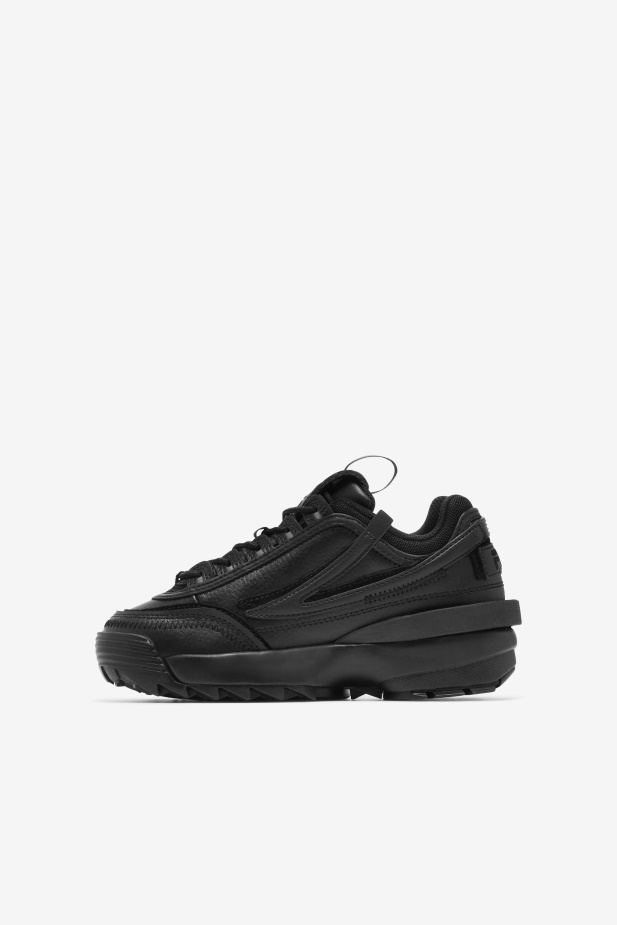 černá Fila Little Kids\' Disruptor 2 Zk
