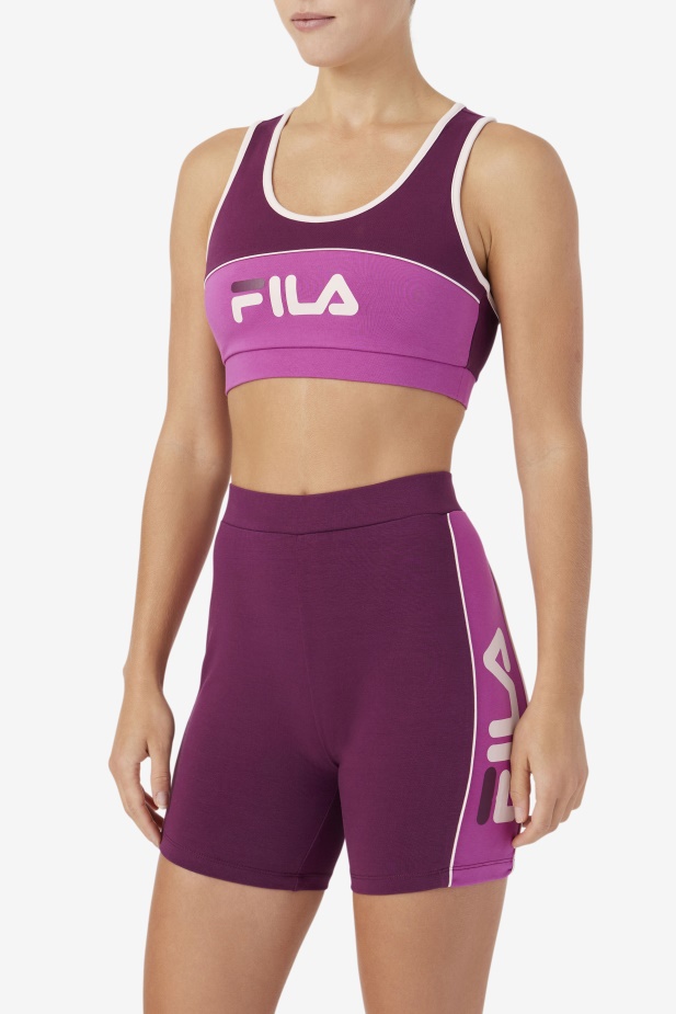 Hroznové Víno/rouge/potpourri Kairi Podprsenka Top Fila