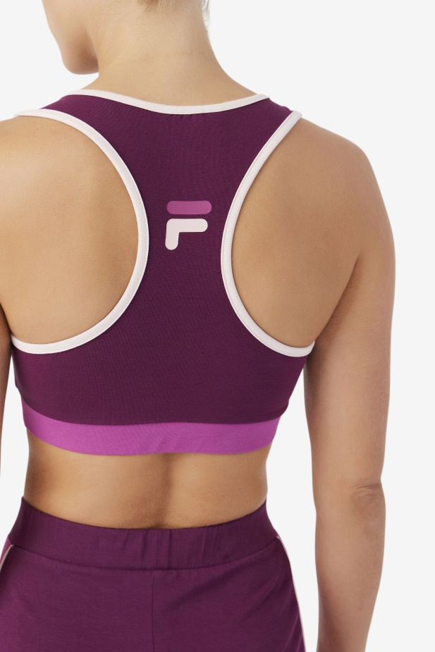 Hroznové Víno/rouge/potpourri Kairi Podprsenka Top Fila
