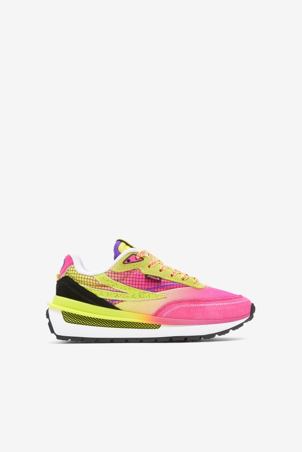 Fila Růžová Glo/síra/bílá Velké Dětské Renno