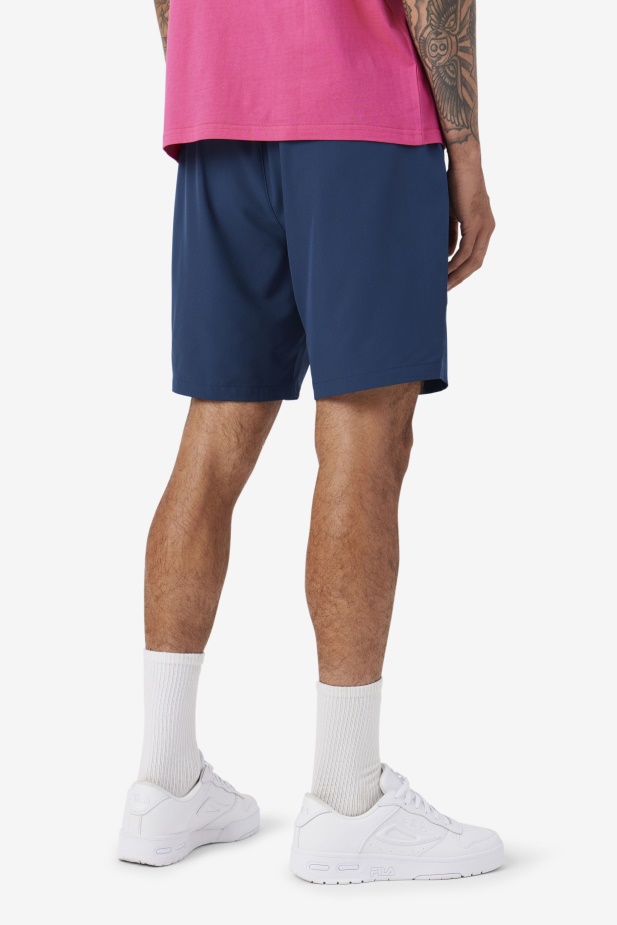 Ravini Short Navy/yellow/cherry Tomato Fila