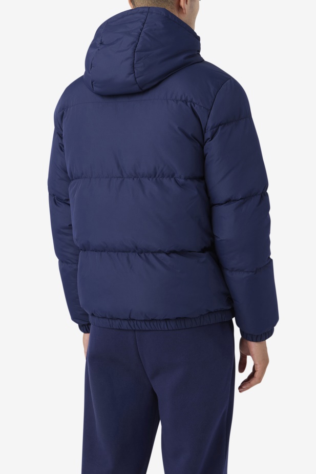 Námořnická/červená Bunda Fila Jake Puffer