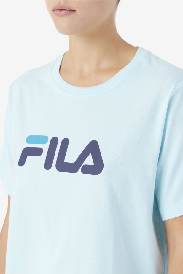 Tee Fila Ledové Aqua/navy/biscay Bay