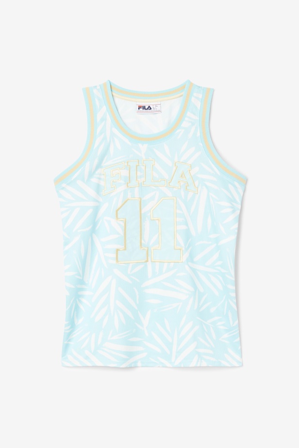Fila Modro/bílý Quincy Basketbalový Dres