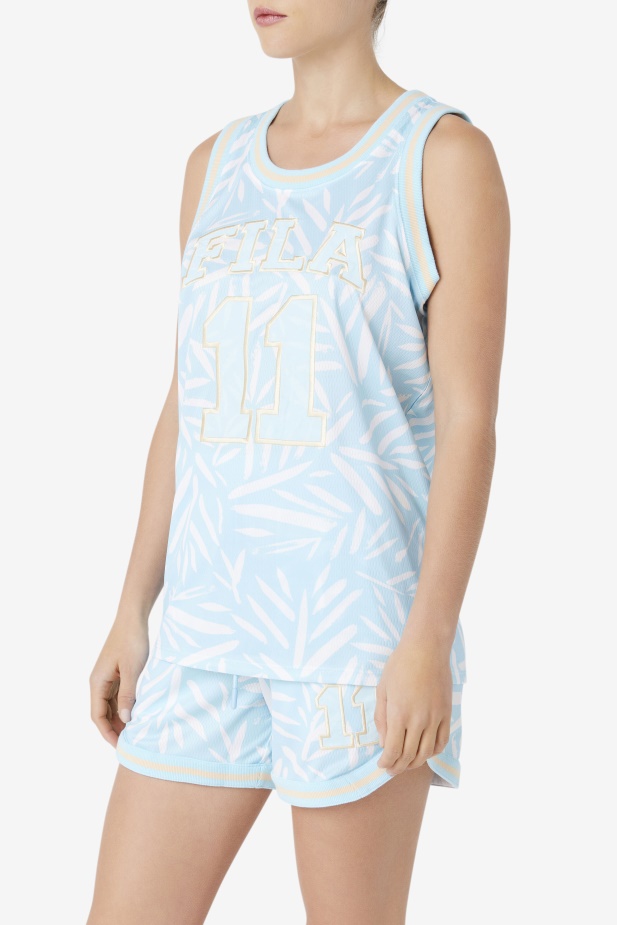 Fila Modro/bílý Quincy Basketbalový Dres