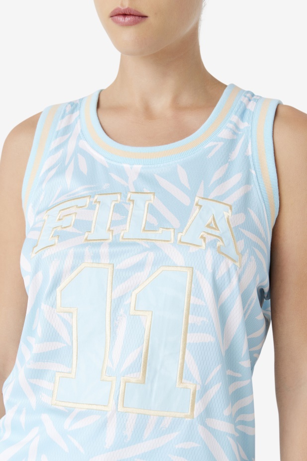 Fila Modro/bílý Quincy Basketbalový Dres