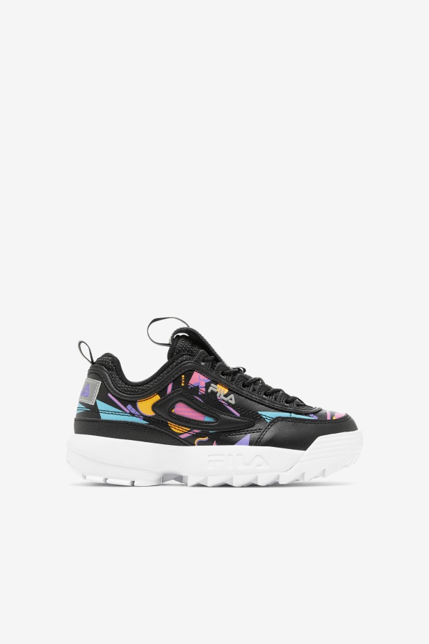 černá/žvýkačková/bílá Fila Dětská Disruptor 2 Premium