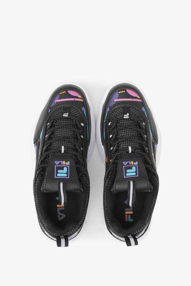 černá/žvýkačková/bílá Fila Dětská Disruptor 2 Premium