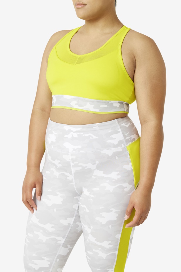 Síra Fila Uplift Racerback Podprsenka Top