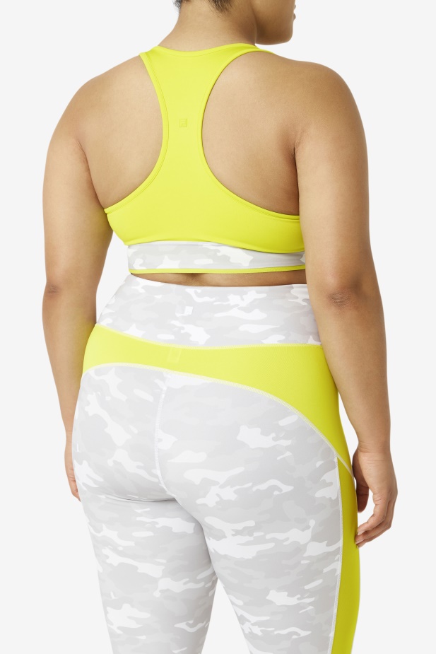 Síra Fila Uplift Racerback Podprsenka Top