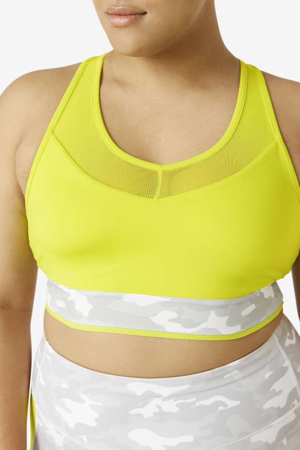 Síra Fila Uplift Racerback Podprsenka Top