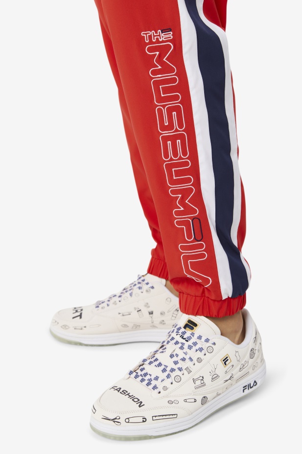 Fila X The Museum Track Kalhoty Fila červená/peacoat/white