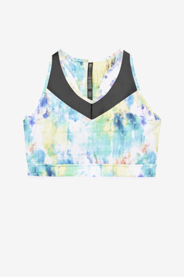 Tie Dye/black/white Uplift Racerback Top Fila