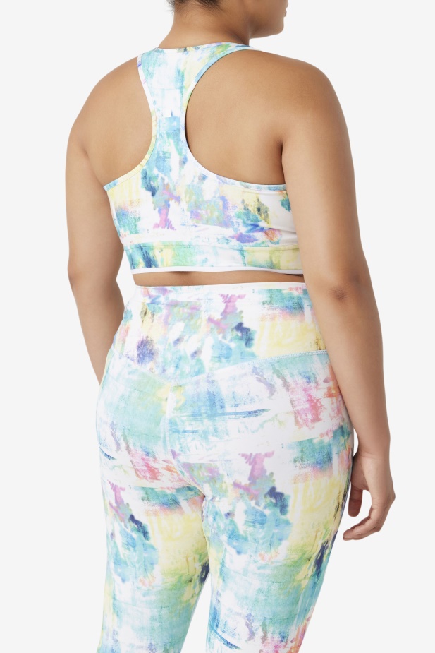 Tie Dye/black/white Uplift Racerback Top Fila