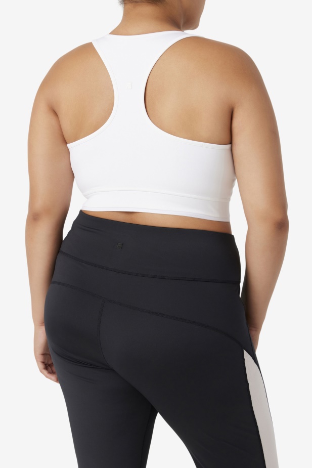 Uplift Racerback Podprsenka Top Bílá Fila