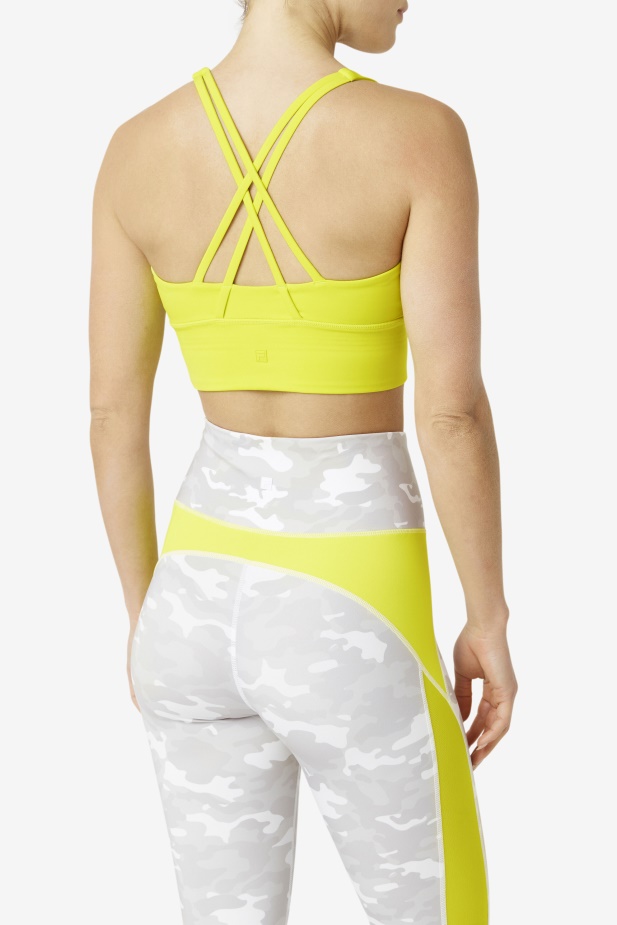 Síra Fila Uplift Cross Back Podprsenka Top
