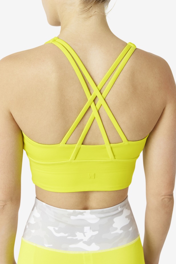 Síra Fila Uplift Cross Back Podprsenka Top