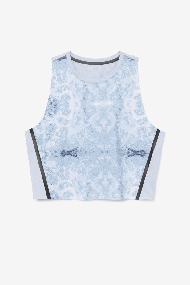 Uplift Athletic Crop Top Fila Modrá Mlha/černá