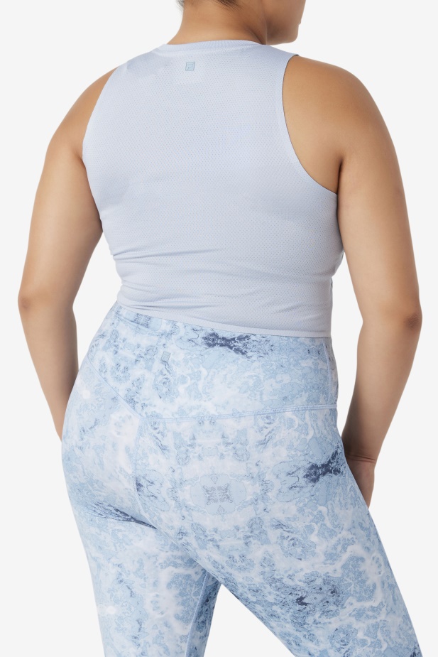 Uplift Athletic Crop Top Fila Modrá Mlha/černá